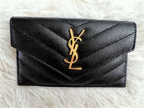 YSL flap card case